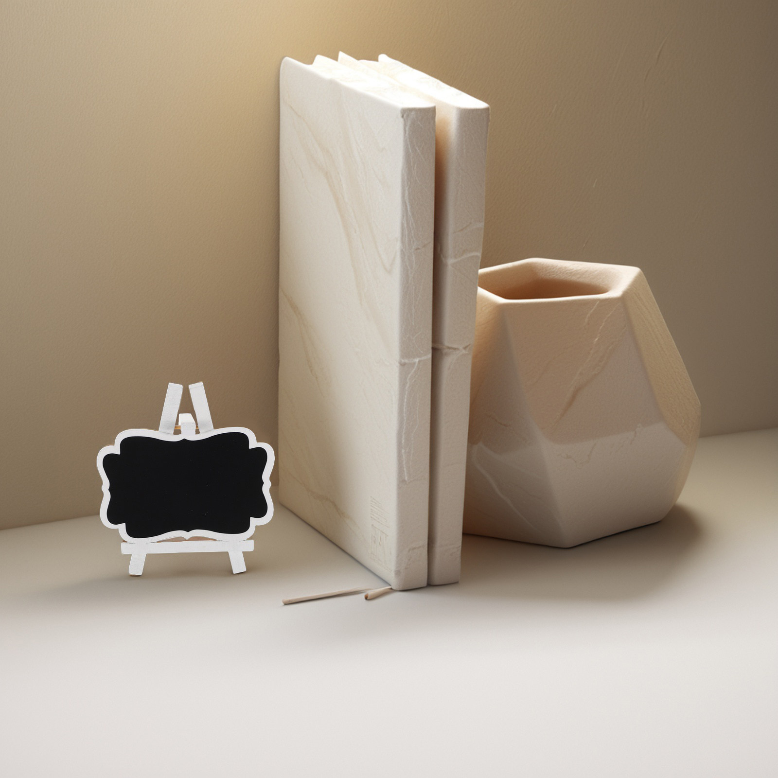 Art Craft Cardboard - 15 Parçalık Mini Ahşap Kara Tahta