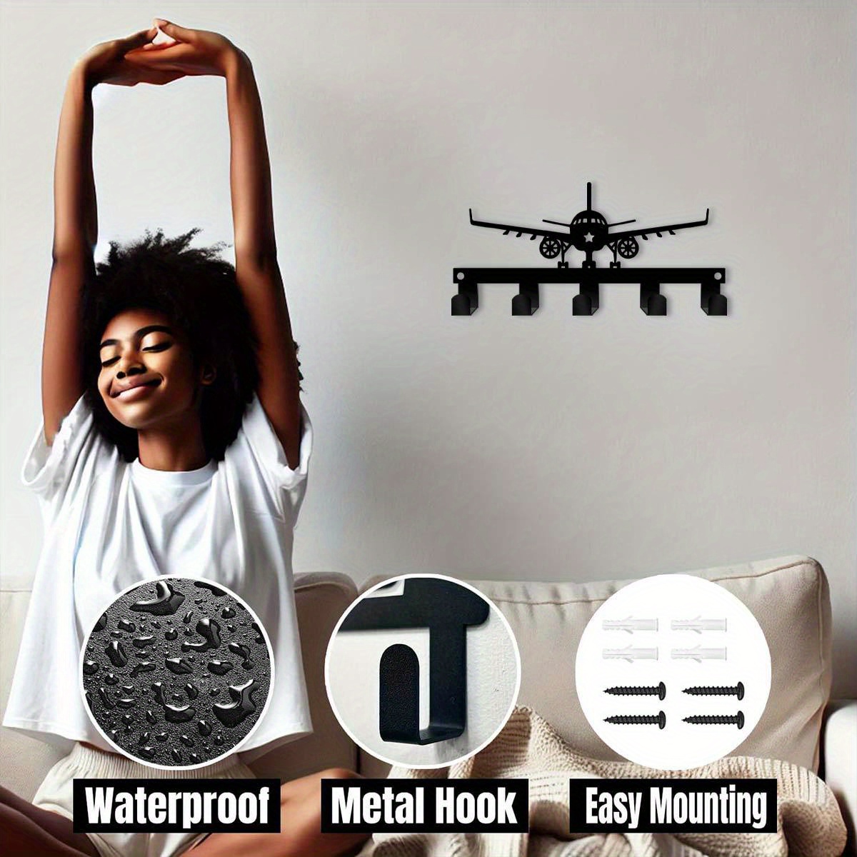 CIFBUY Uçak Temalı Metal Duvar - Art Craft Bar incelemesi ve fiyatı