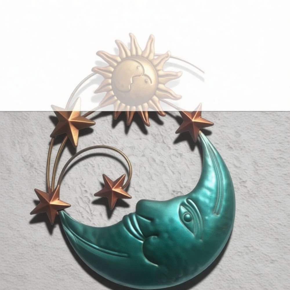 El Yapımı Demir Metal Ay Yüzü  - Art And Craft For Nursery incelemesi ve fiyatı